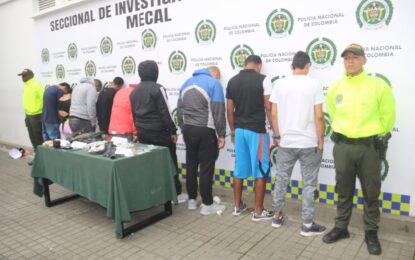 Cayeron «Los Piel Roja» quienes extorsionaban damas de compañía del Centro de Cali