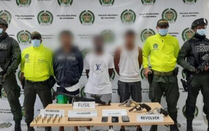 Fueron capturados tres integrantes del Clan del Golfo en el municipio de Buenaventura