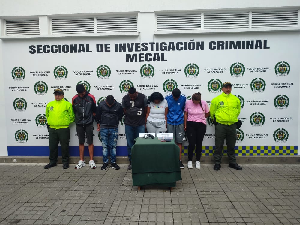 Cayeron seis integrantes del grupo delincuencial ‘Las Delicias’