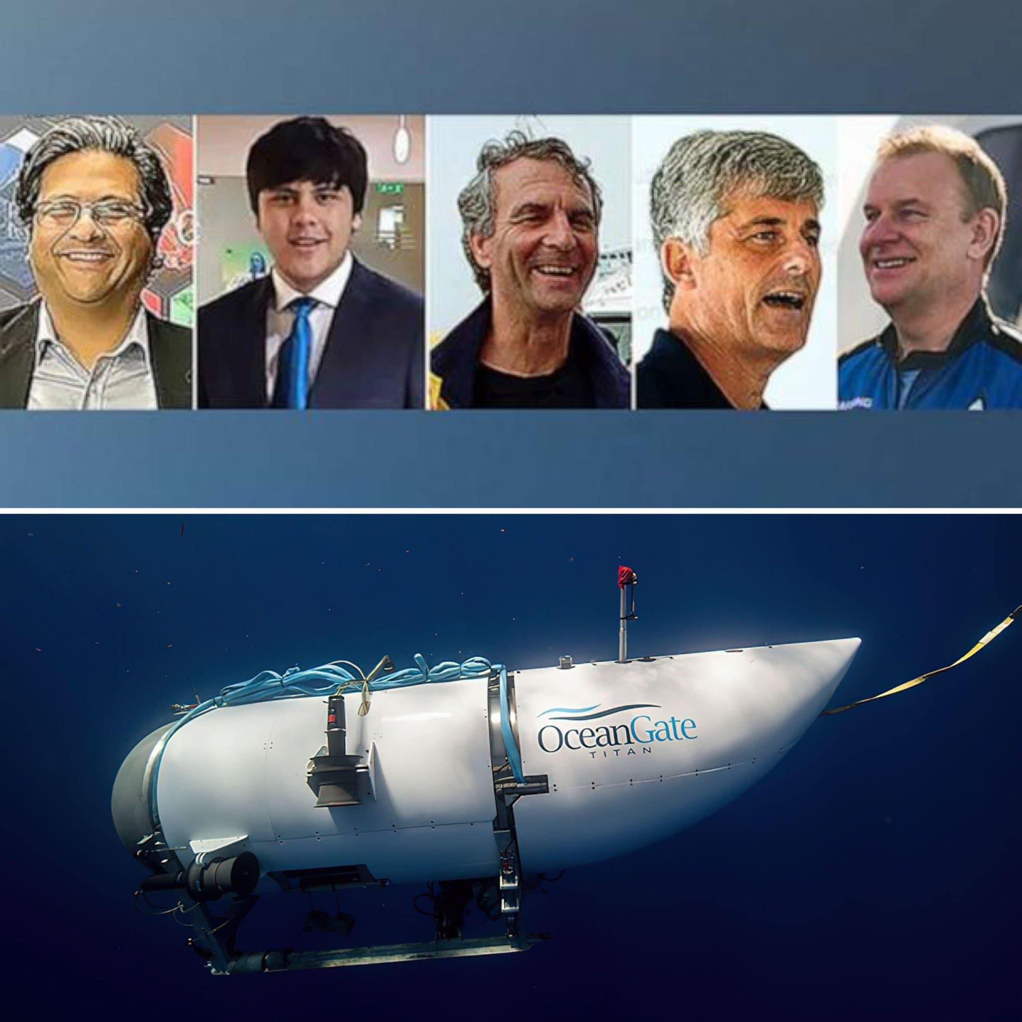 ¡Confirmado! Fallecieron los 5 tripulantes que iban a bordo del submarino Titán