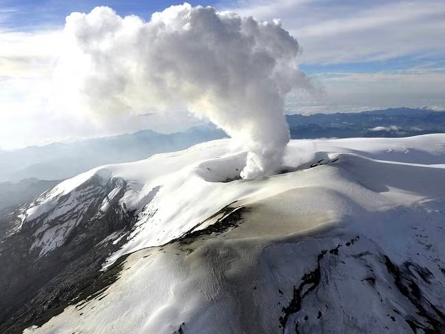 Disminuyó actividad sísmica en el Volcán Nevado del Ruiz