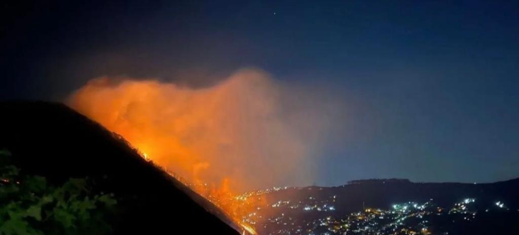 Grave incendio en los cerros de Cali