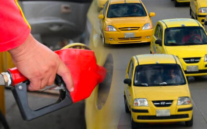 Taxistas tendrán compensación económica por aumento de la gasolina