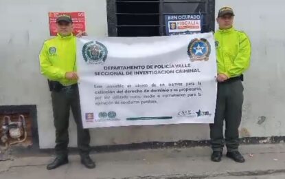 Extinción de dominio a seis inmuebles de Palmira