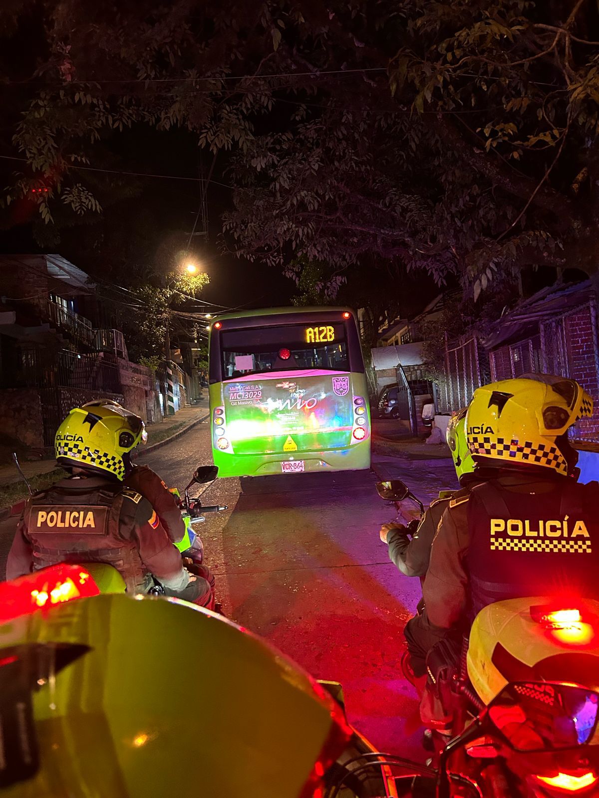 Acompañamiento policial para rutas del MIO