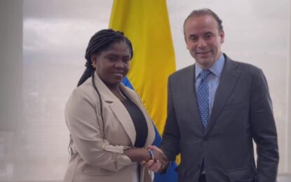 Alcalde de Cali Alejandro Eder se reunió con la vicepresidenta