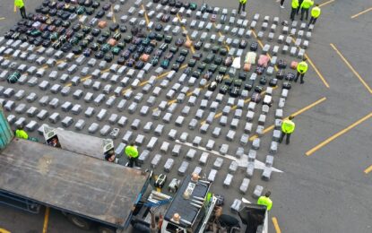 6 toneladas de marihuana fueron incautadas en Cali