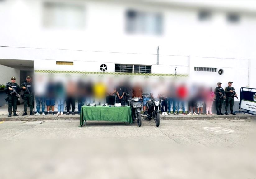 21 delincuentes detenidos en Tuluá