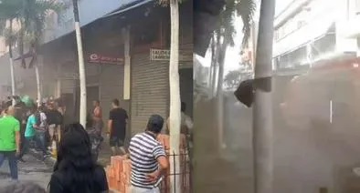 Incendio en local comercial del centro de Cali
