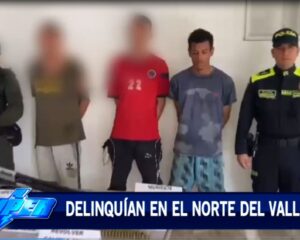 Fueron capturados tres reconocidos criminales en el Norte del Valle