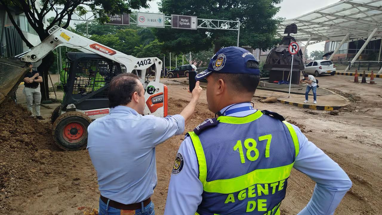 Autoridades visitaron los sectores afectados por las fuertes lluvias