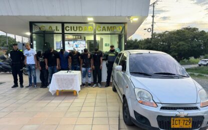 Autoridades capturaron siete ladrones en Palmira