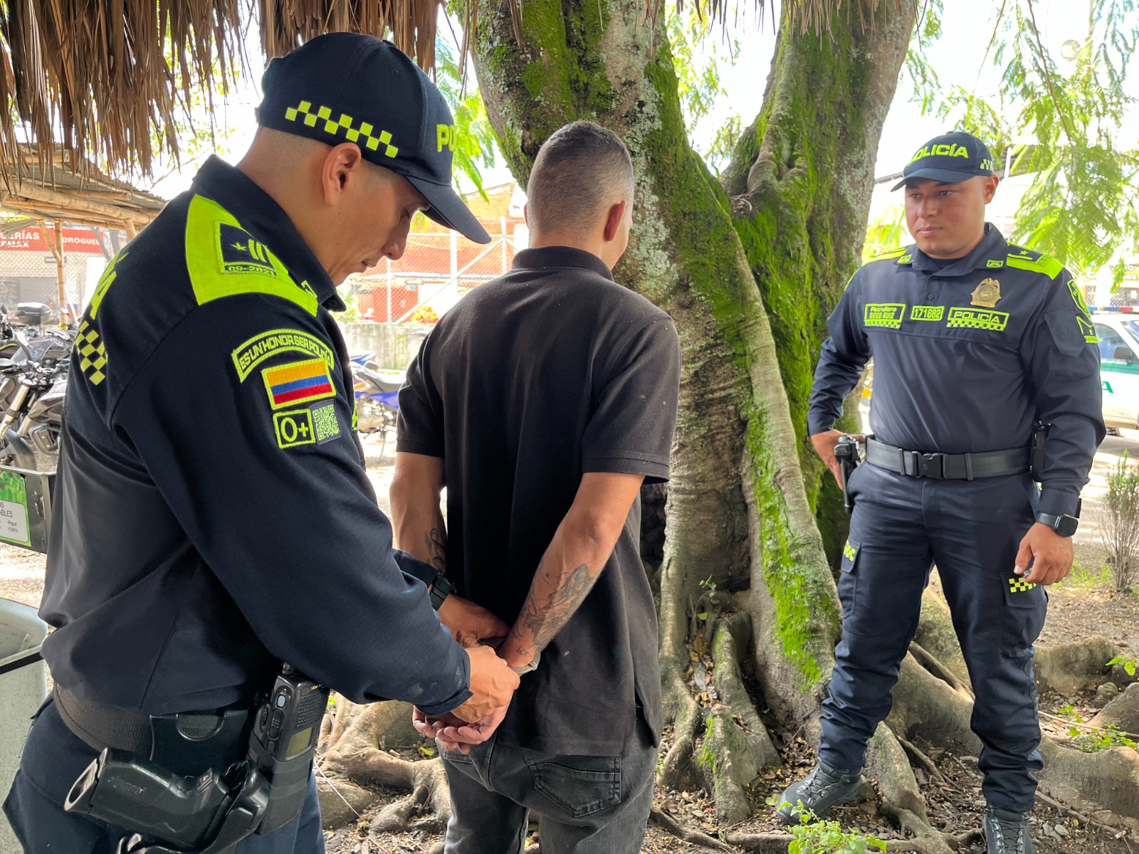 La policía frustro un hurto en la vía Cali – Candelaria