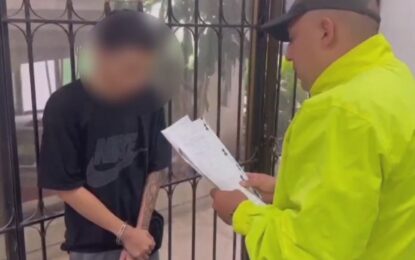 Madre e hijo fueron capturados por venta de estupefacientes