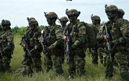 Avanzada militar en contra de grupos al margen de la ley