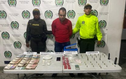 Capturado alias Sapito un peligroso traficante de estupefacientes