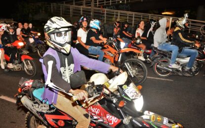 La celebración de Halloween sería sin motos en Cali.
