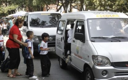 Transporte público escolar restablecido en Cali