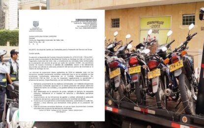 ¿Las grúas en Cali no están dando abasto? Movilidad pidió cambio de operador.