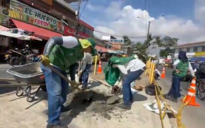 Embellecimiento del sector de La Pola en el barrio Manuela Beltrán