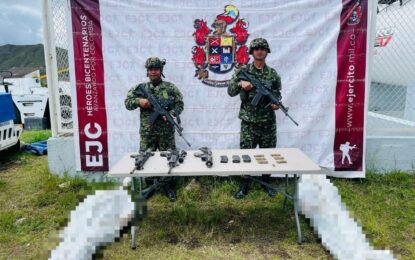 Mueren dos presuntos integrantes del GAO-r “Rafael Aguilera” en operación militar en Nariño