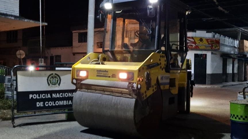 Recuperan maquinaria amarilla hurtada en zona rural de Florida, Valle