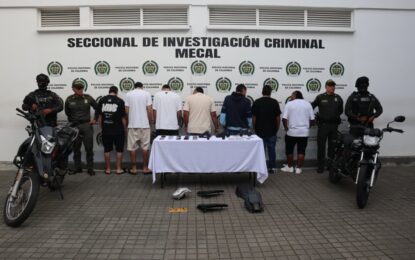 Capturan a ‘Los de la Quinta’, banda que hurtaba motocicletas con violencia en Cali
