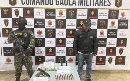 Capturan a presunto extorsionista en La Victoria: terminó herido en medio de un cruce de disparos