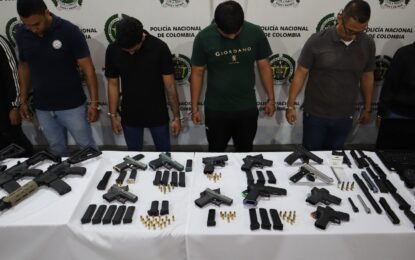 Cayó falso despacho jurídico que escondía arsenal del crimen en Cali