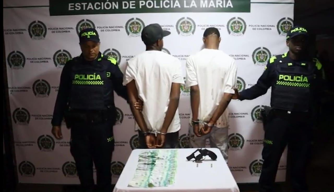 Capturan a dos motoladrones que pretendían hurtar más de $400 millones