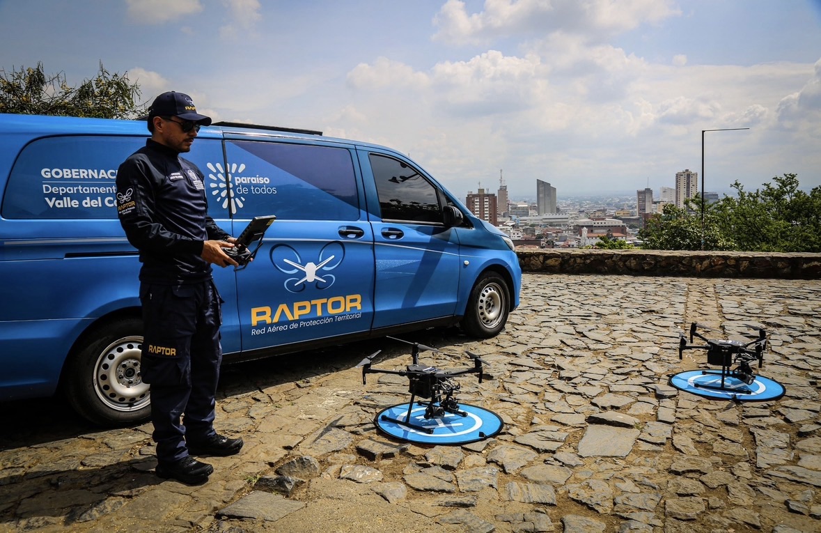 Valle del Cauca incorpora el sistema “Raptor” para fortalecer la seguridad regional