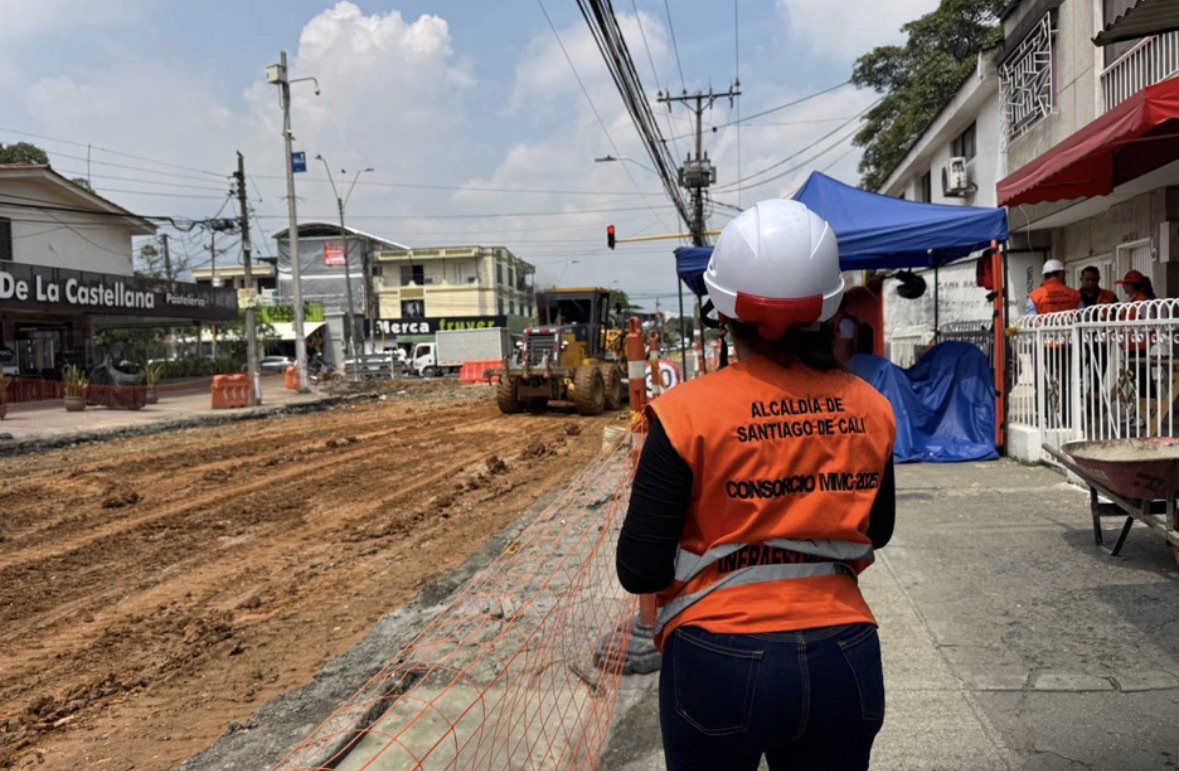 Avanza la recuperación de la calle 47 en el barrio El Sena, Comuna 5 de Cali