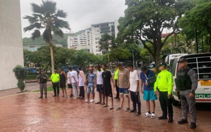 155 capturas y 22 armas incautadas, durante los primeros operativos del año en Cali