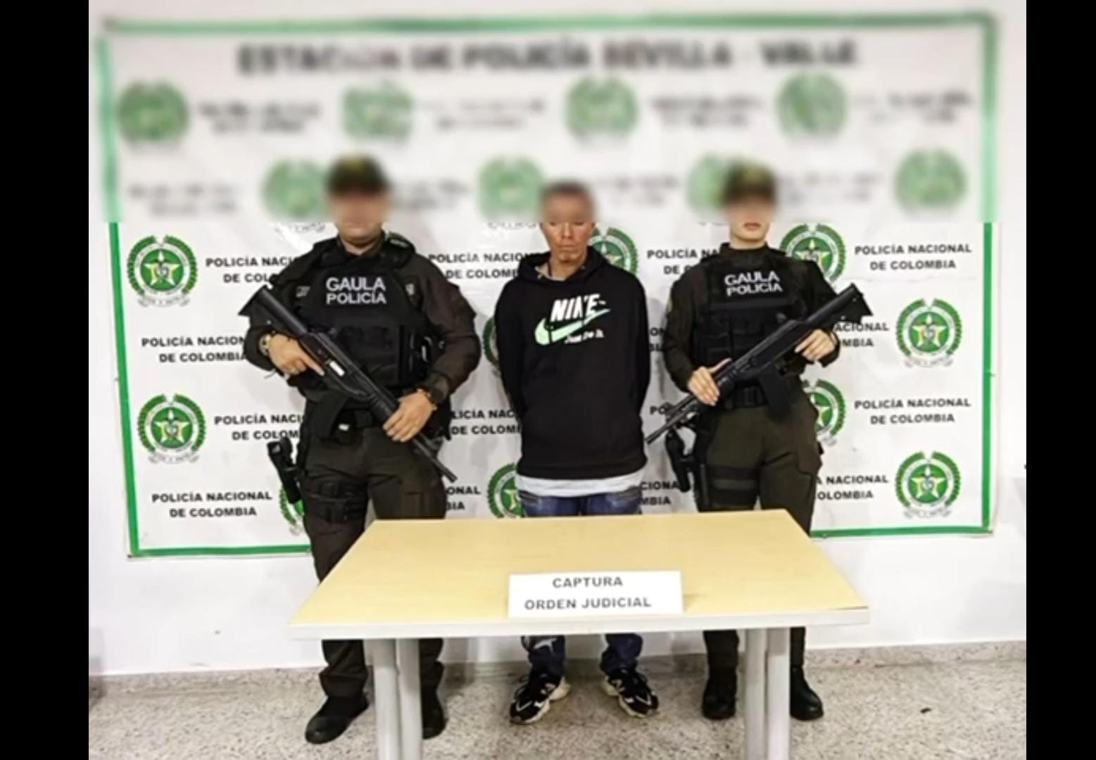 Capturan a alias “Peña” o “Chanclas”, presunto jefe criminal del Frente 57 “Yair Bermúdez” en Sevilla