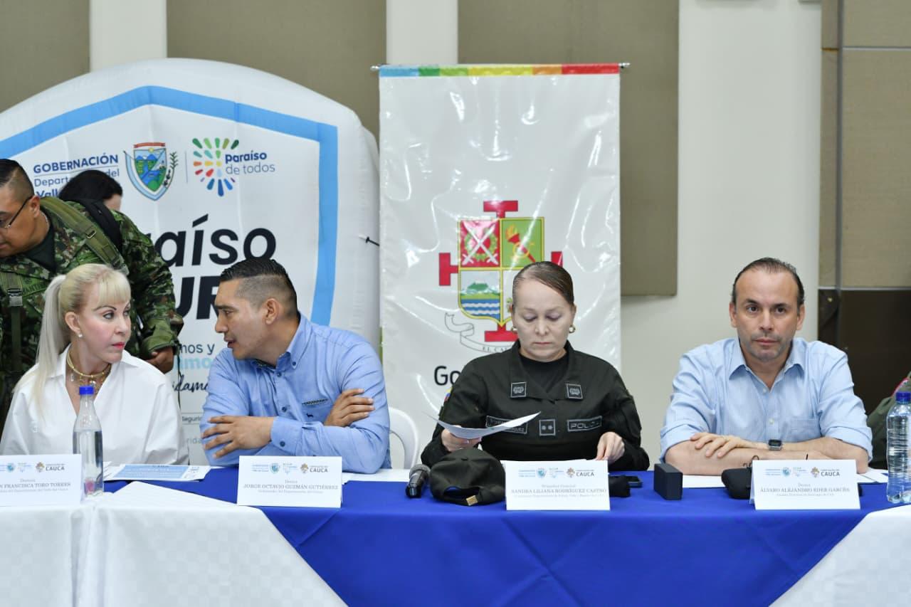 Consejo de Seguridad Bidepartamental activa corredores seguros y recompensas unificadas entre Valle y Cauca