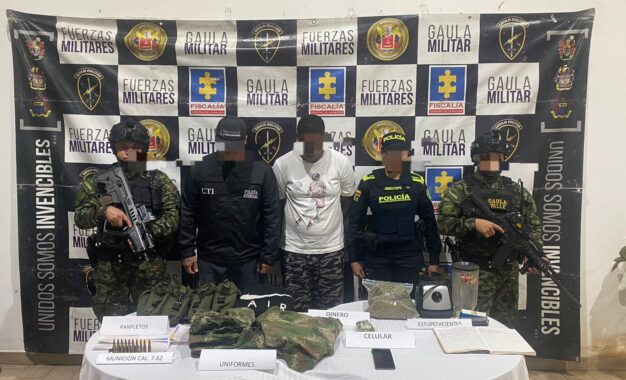 Capturan en Cali a presunto integrante de disidencias de las Farc señalado de secuestros y extorsiones en el Valle