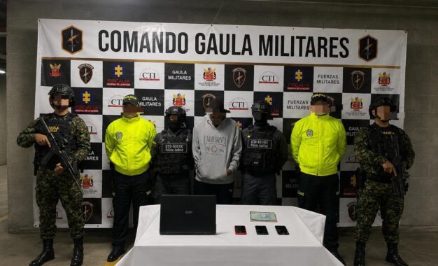 Capturan en Cali a alias ‘Piquiña’, señalado integrante de la estructura Jaime Martínez