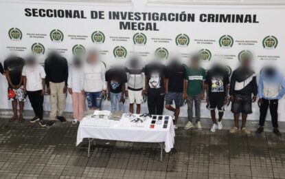 Desarticulan en Cali a ‘Los del Punto’, señalados de al menos 12 homicidios en el oriente de la ciudad